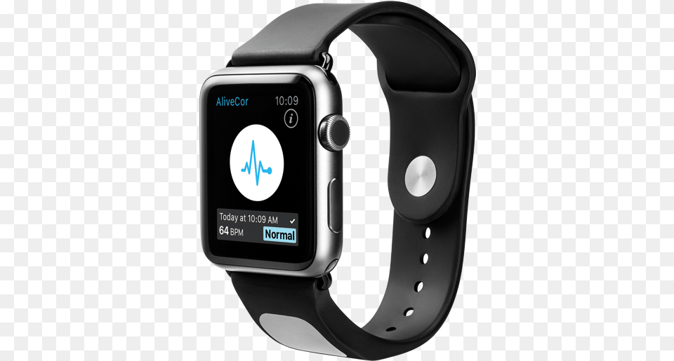 Alivecor Unveils Kardia Band A Medical Grade Ekg Band For Apple Watch Ecg Transparent, Arm, Body Part, Person, Wristwatch Free Png