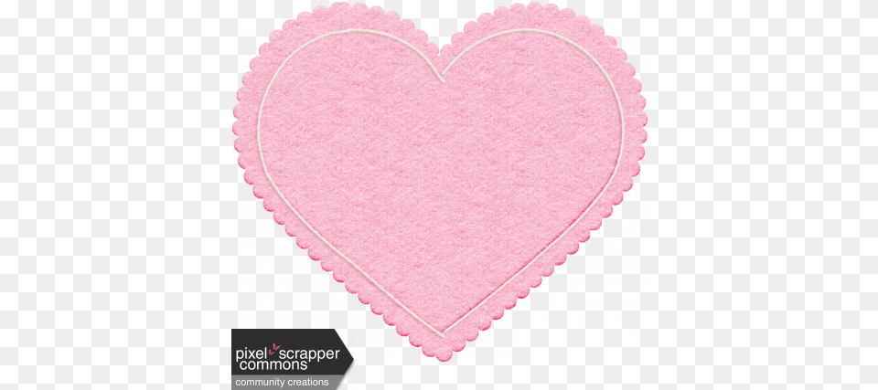 All About Hearts 2017 Felt Heart 01 Pink Graphic By Tina Pink Globe Heart, Home Decor Png Image