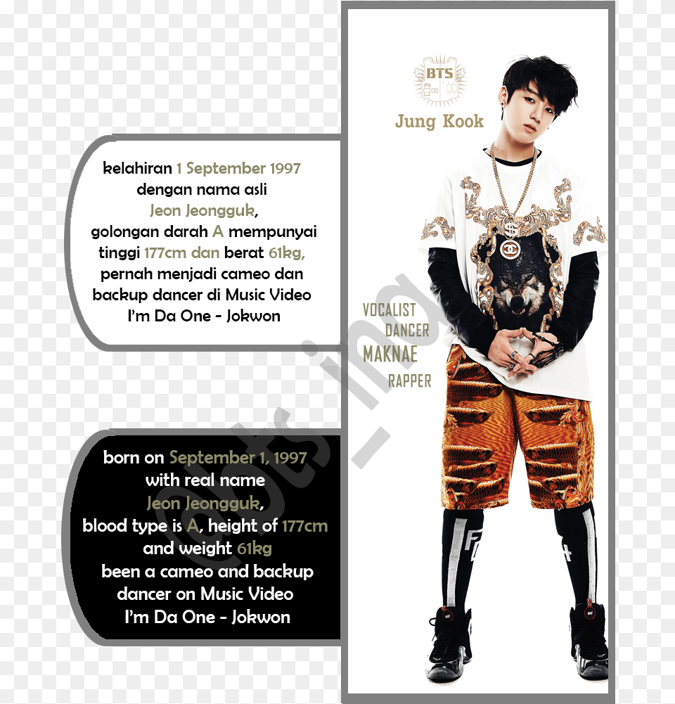 All About Jeon Jungkook Download Jungkook No More Dream, Advertisement, Poster, Sleeve, Person Free Transparent Png