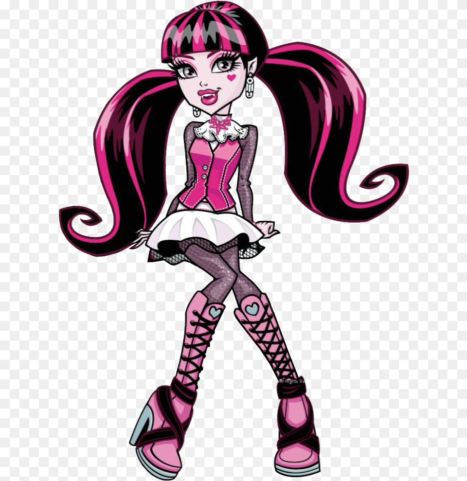 All About Monster High Draculaura Monster High Artwork, Book, Publication, Comics, Adult Png