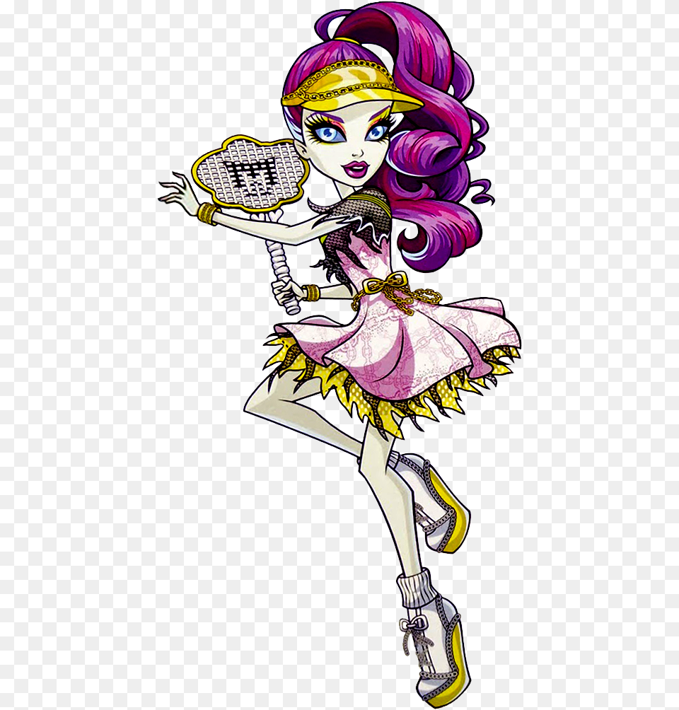 All About Monster High Monster High Spectra Sport, Book, Comics, Publication, Adult Png Image