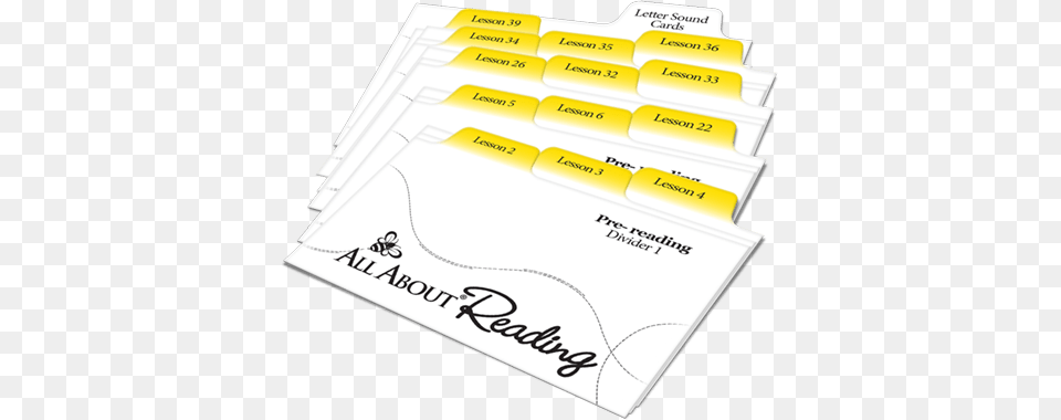 All About Reading Pre Reading Divider Cards Document, Text, File Png Image