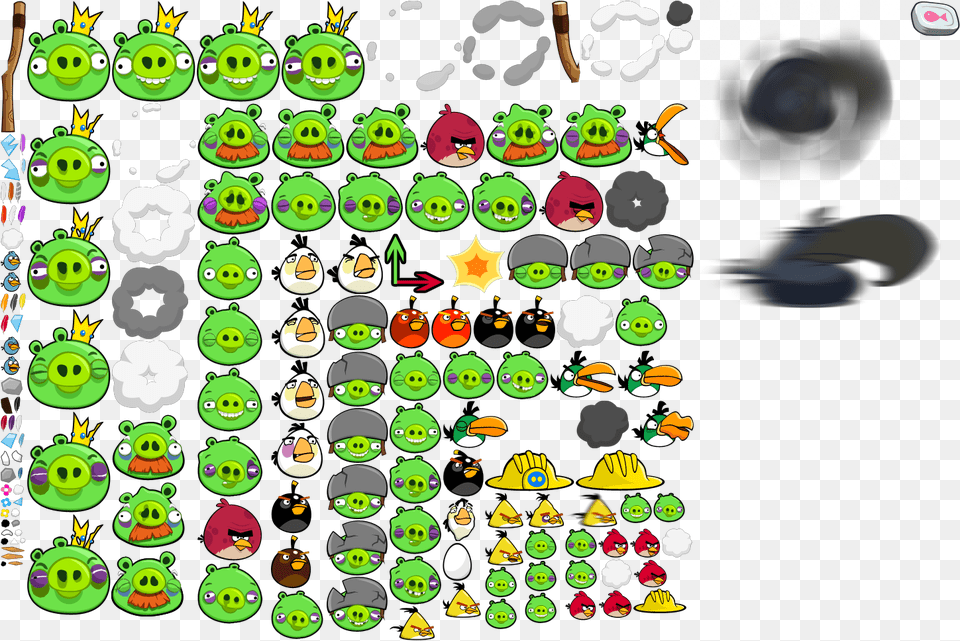 All Angry Birds Sprites, Art, Collage, Food, Sweets Free Transparent Png