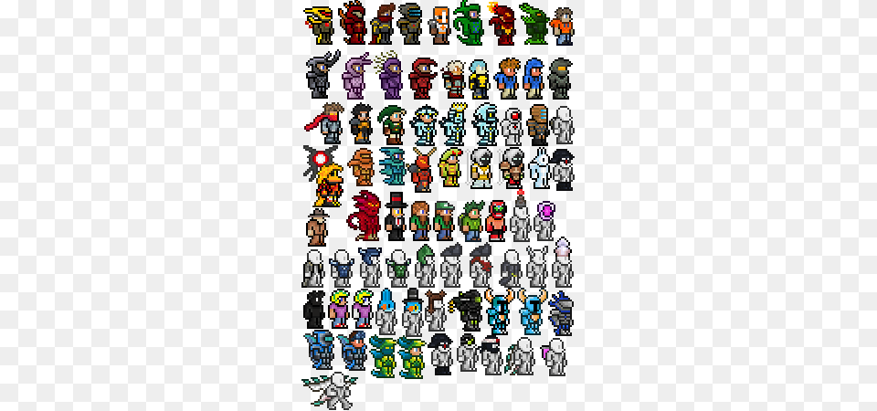 All Armor Terraria All Vanity Items, Art, Chess, Game, Sticker Png