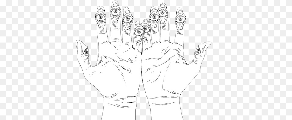 All Art Is Quite Useless Scary Hand Drawing, Body Part, Person, Finger, Adult Free Png Download