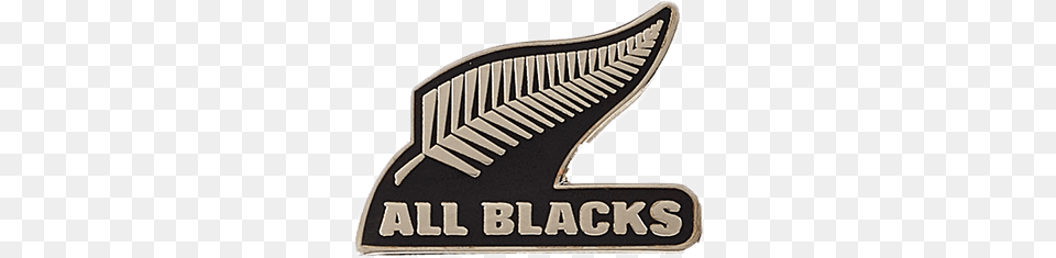 All Blacks Logo Pin Black Accessories All Blacks Shop, Badge, Symbol, Emblem, Blackboard Png Image