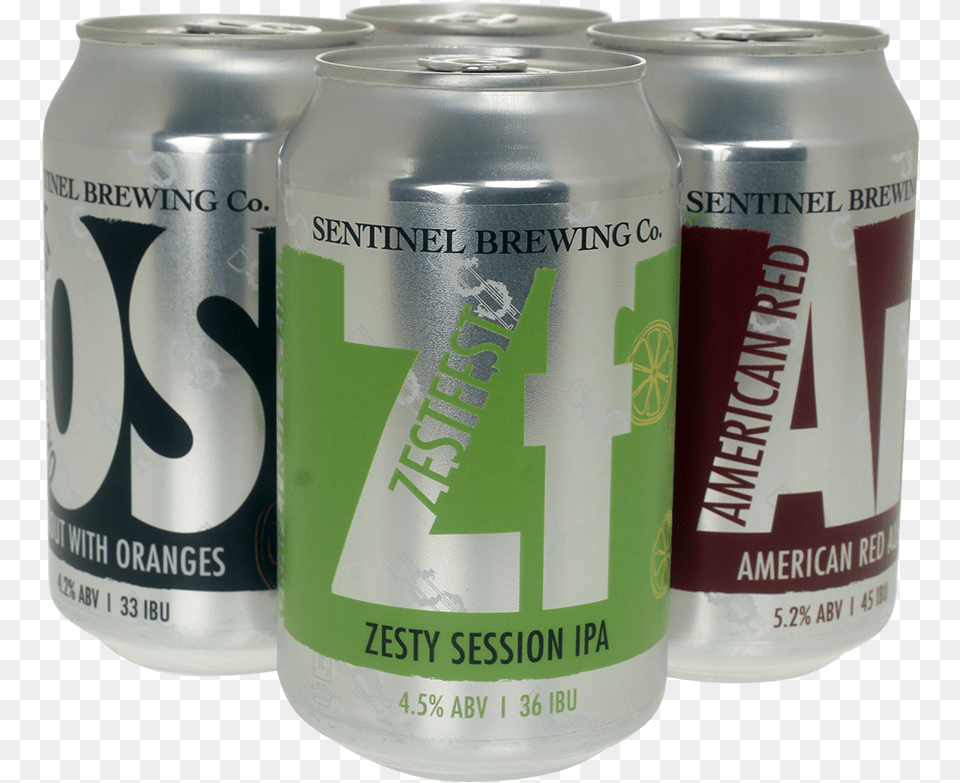 All Cans2 1000x1000px Sentinel Brewhouse, Alcohol, Beer, Beverage, Can Free Png