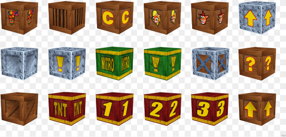 All Crash Bandicoot Crates, Box, Crate, Toy Free Png Download