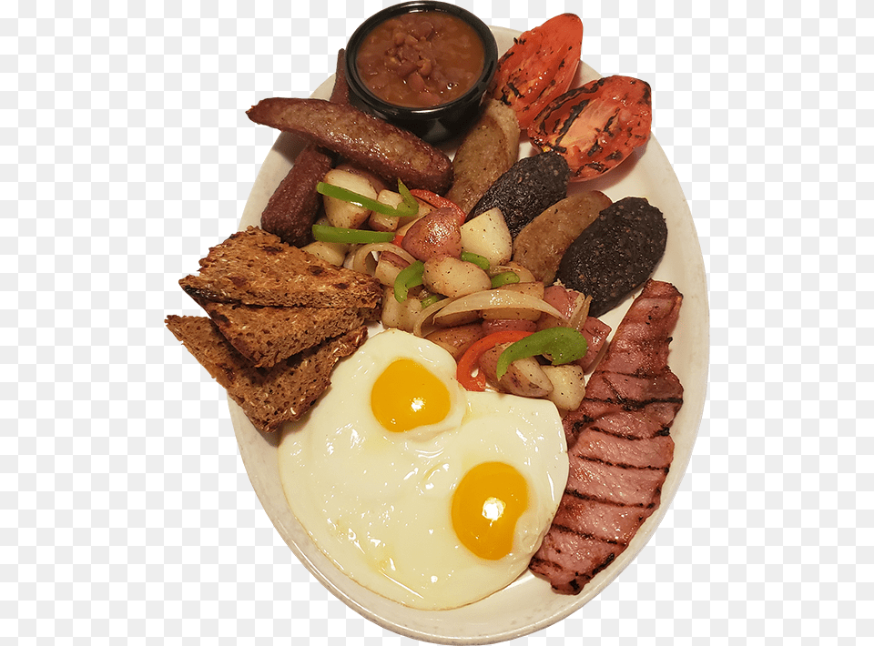 All Day Breakfast600 Fried Egg, Food, Brunch, Food Presentation, Fried Egg Png Image
