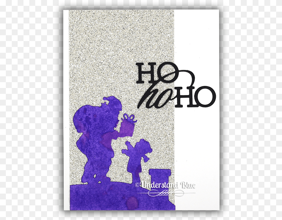 All Die Cut Christmas Card By Understand Blue Impression Obsession Dies Ho Ho Ho Die595 B, Purple, Advertisement, Poster, Text Free Transparent Png