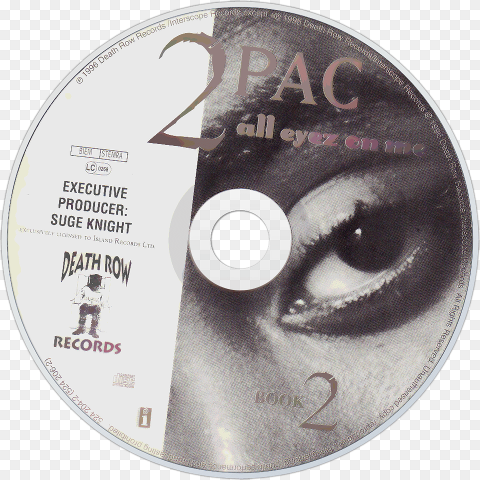 All Eyez On Me Cd Disc Image Tupac All Eyez On Me Disc, Disk, Dvd, Person Free Png Download