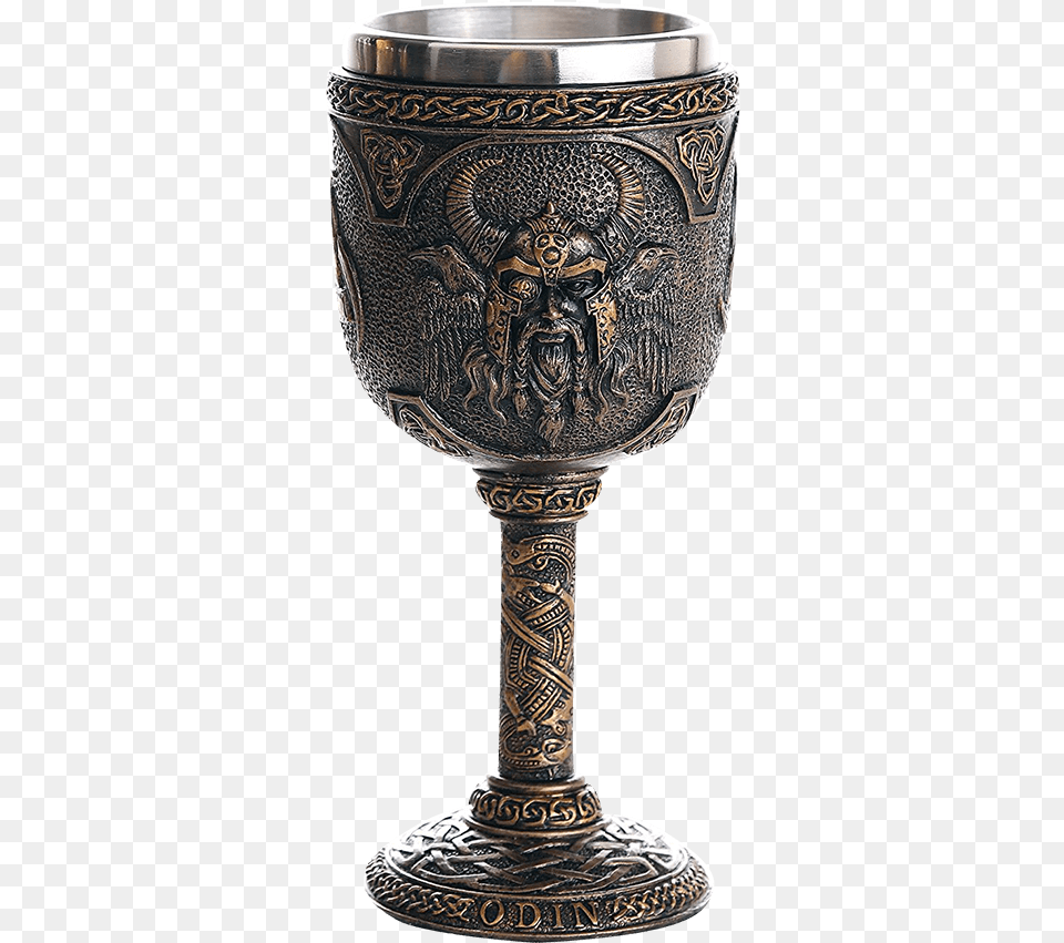 All Father Odin Goblet Dragon Goblets, Glass, Bronze, Smoke Pipe Png