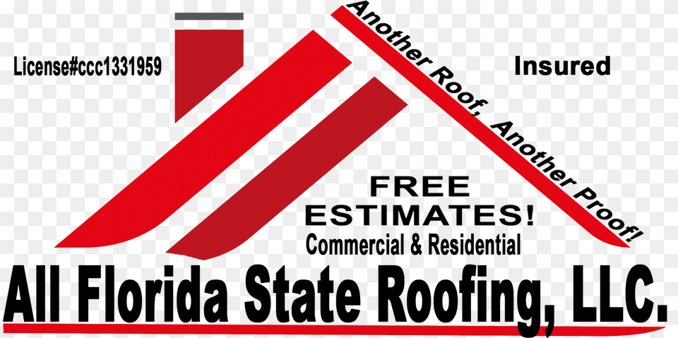 All Florida State Roofing Llc Logo Fire Danger Sign, Triangle, Blade, Dagger, Knife Free Png