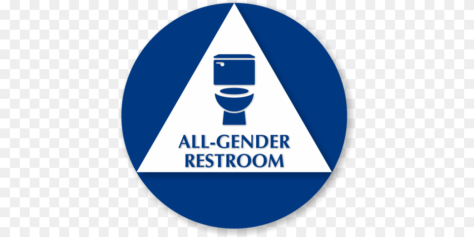 All Gender Restroom Door Sign Bathroom Sign Circle, Triangle, Disk, Symbol Free Transparent Png