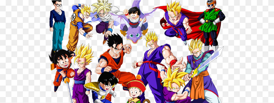 All Gohan Render Vector By Ddgraphics D5ds3f2 The Saiyans Dragon Ball Z Gohan, Book, Comics, Publication, Person Free Png