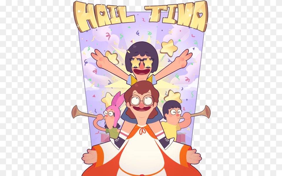 All Hail Tina Bob39s Burgers, Book, Comics, Publication, Baby Free Png Download