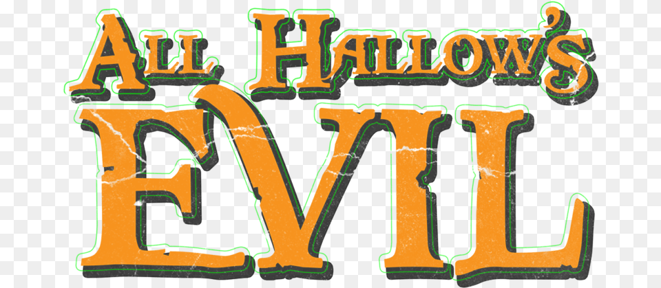 All Hallow S Evil Logo, Text, Bulldozer, Machine, Number Png Image