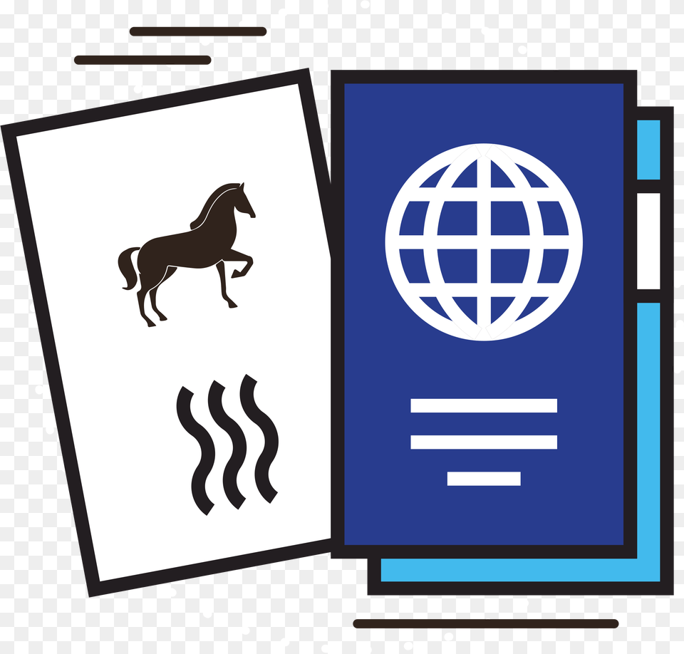 All Horses Will Have A Nfc Passport That Links To A Eb 5 Icon, Animal, Horse, Mammal, Stencil Png Image