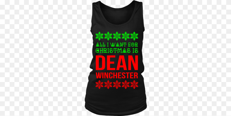 All I Want For Christmas Is Dean Winchester Merry Christmas Keychain Pale Blue, Clothing, T-shirt, Tank Top, Vest Free Transparent Png