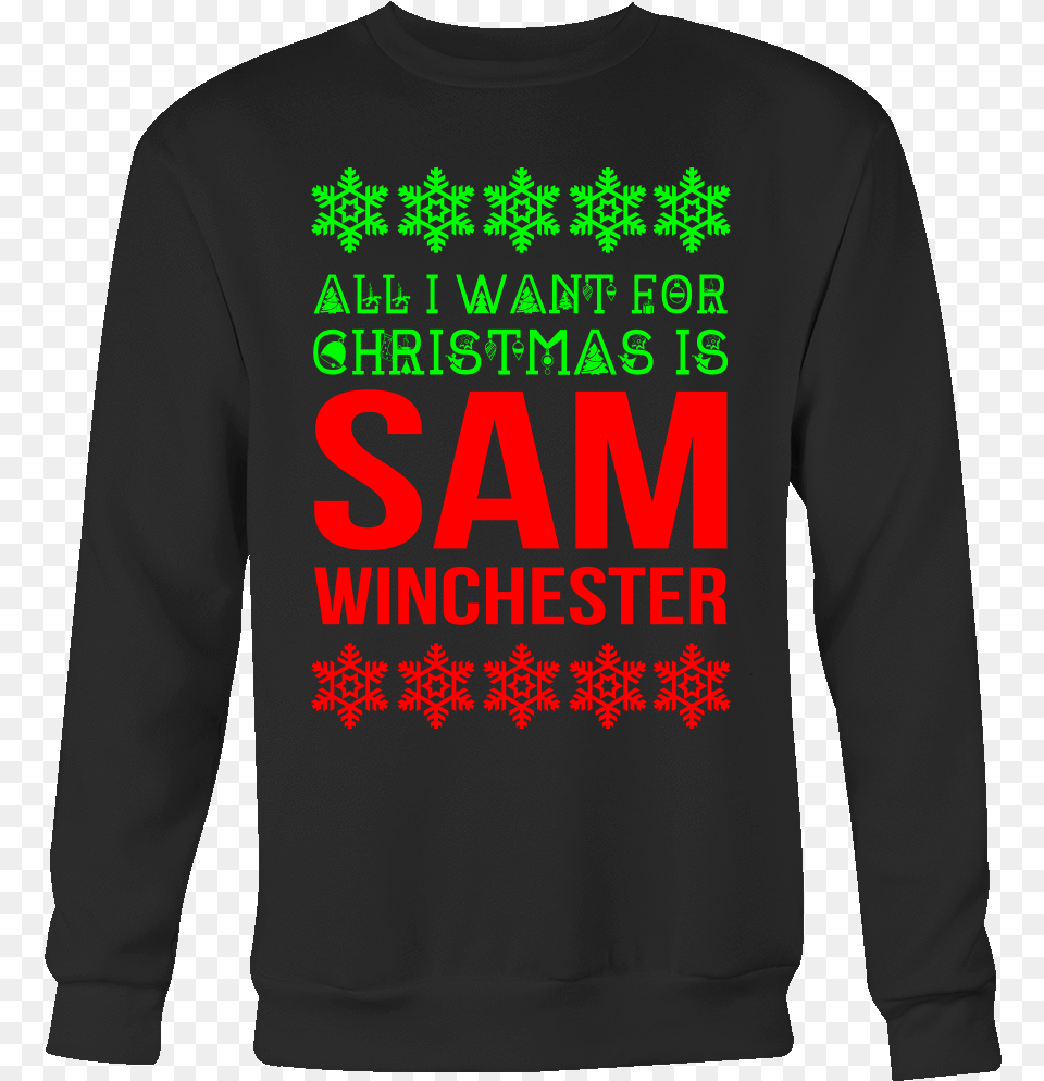 All I Want For Christmas Is Sam Dragon Ball Super T Shirt, Clothing, Sweatshirt, Knitwear, Long Sleeve Free Png Download