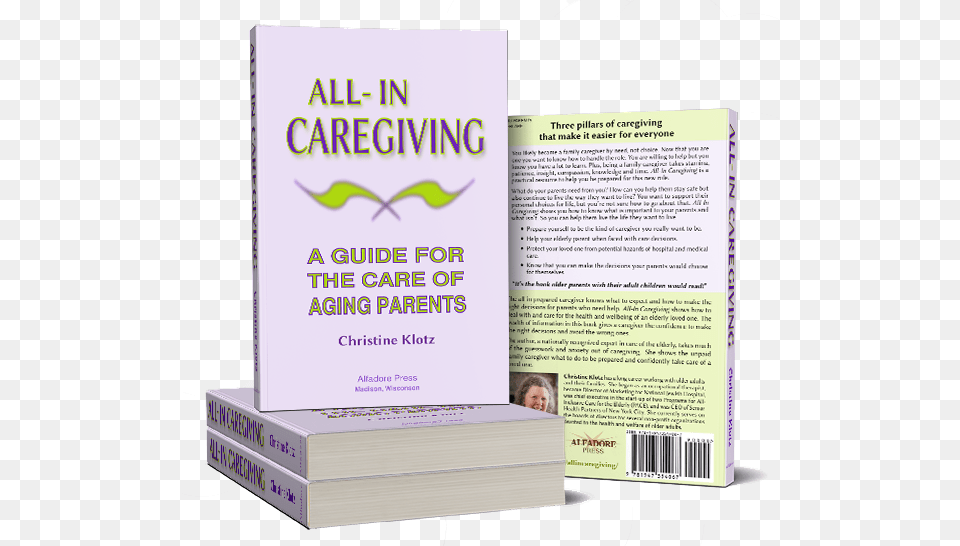 All In Caregiving Book By Christine Klotz Herbal, Advertisement, Poster, Publication, Person Free Transparent Png