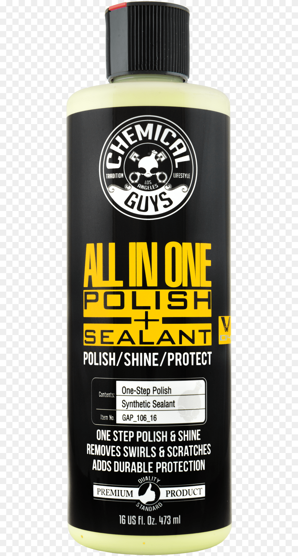 All In One Chemical Guys Transparent Beer, Bottle, Can, Tin, Aftershave Png