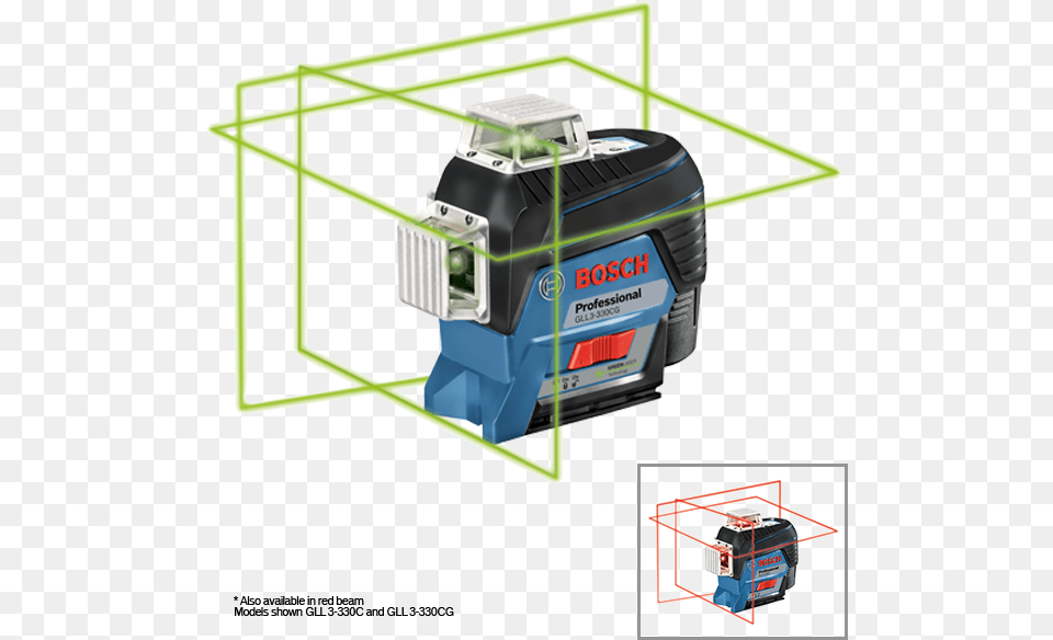 All In One Functionality Bosch Green Beam Laser Level, Machine, Device, Grass, Lawn Png