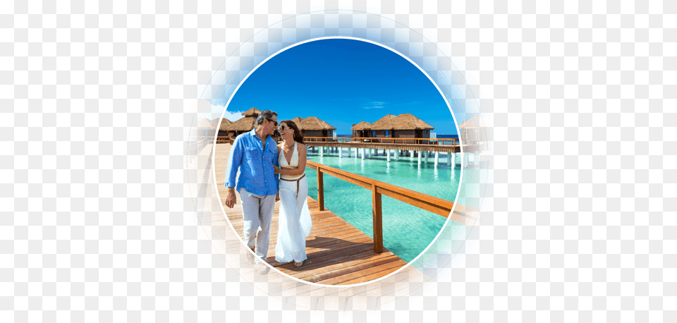 All Inclusive Overwater Villas In The Caribbean Sandals Honeymoon, Water, Photography, Architecture, Resort Png