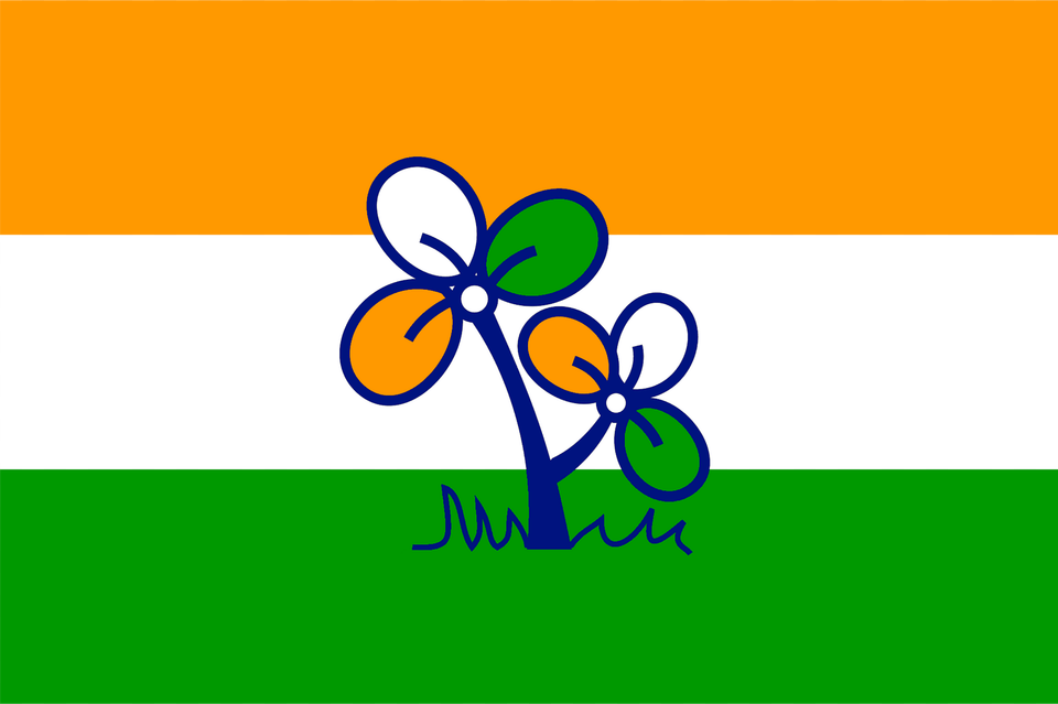 All India Trinamool Congress Flag Clipart, Art, Floral Design, Graphics, Pattern Free Png