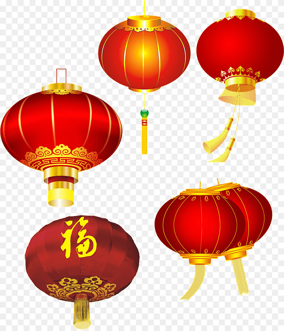 All Kinds Of Red Lanterns To Celebrate Festivals In, Lamp, Lantern Png