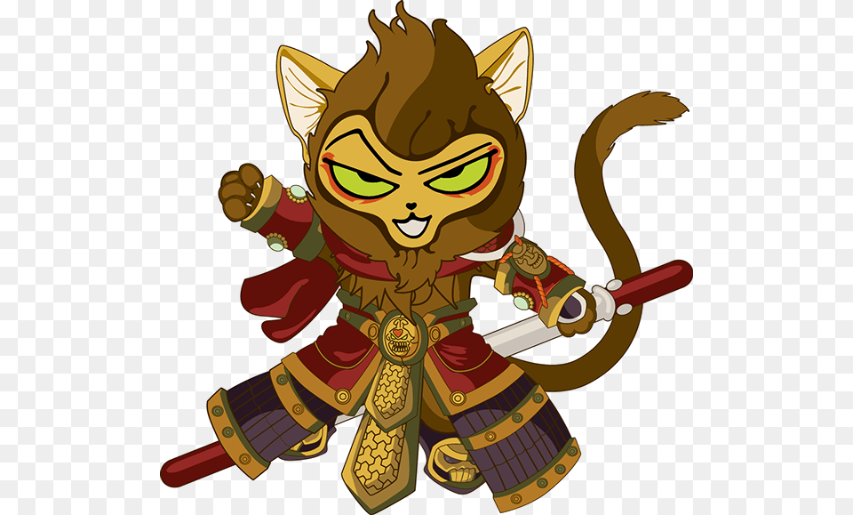 All League Of Legends Character Chibi, Person, Samurai, Face, Head Png