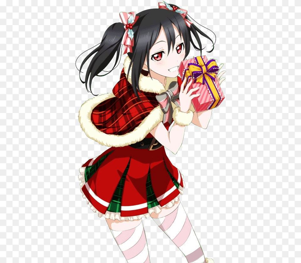 All Lovely Of Anime Transparent Background Love Live Christmas Cosplay, Book, Comics, Publication, Person Png Image