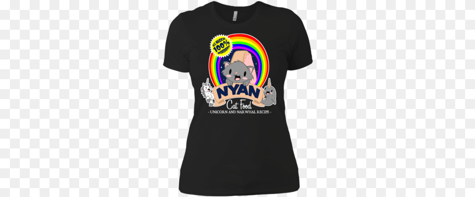 All Magical Nyan Cat Food T Shirt All Magical Nyan Cat Food, Clothing, T-shirt Png