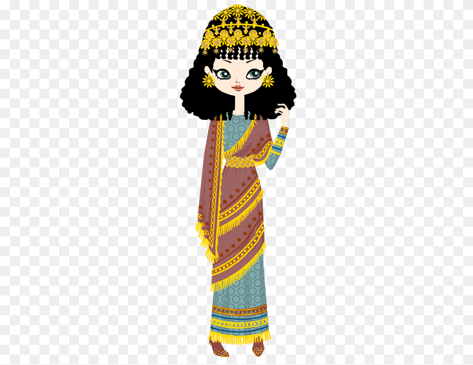 All Mesopotamia Assursarrat The Assyrian Queenby Marasop, Adult, Female, Person, Woman Free Png