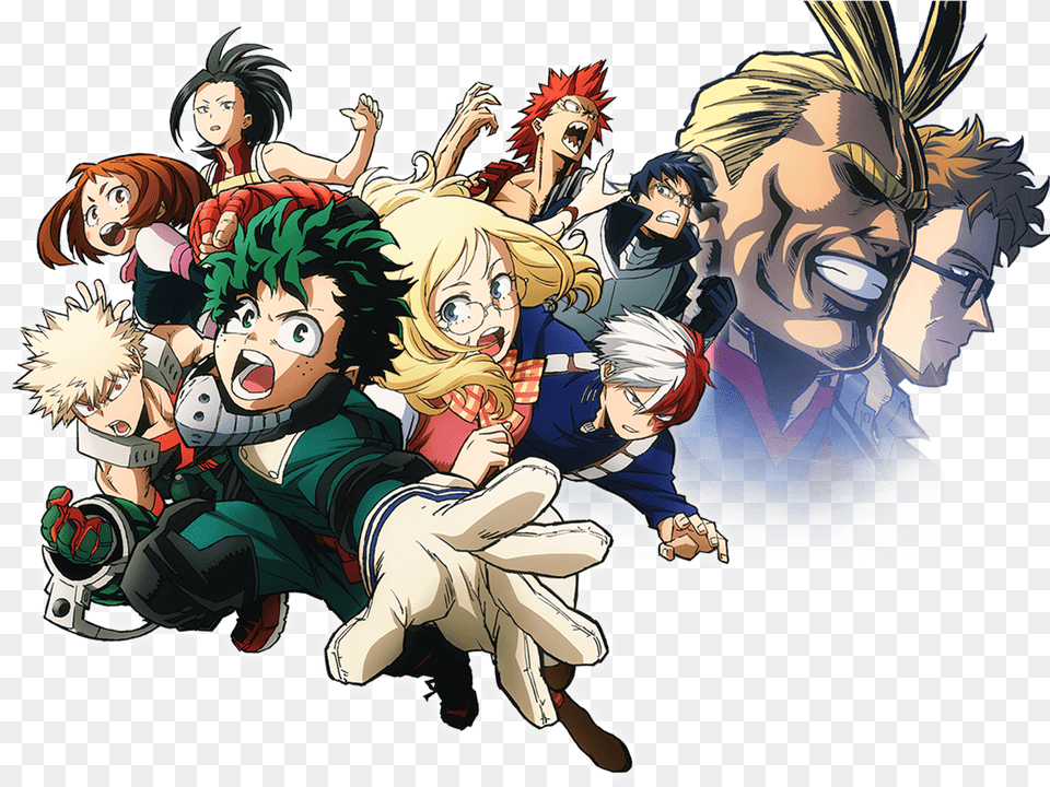 All Might Boku No Hero Profile Boku No Hero Academia, Publication, Book, Comics, Adult Free Png Download