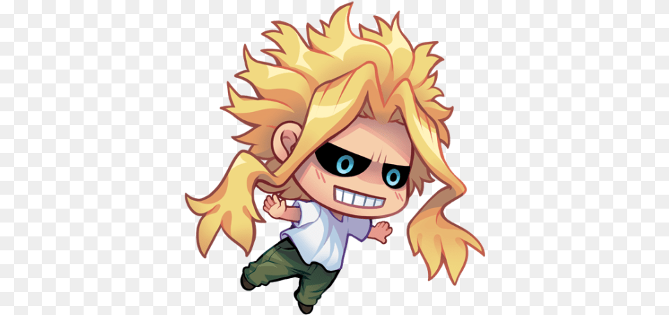 All Might I Want To Draw A Few More Bnha Characters Bnha All Might Chibi, Baby, Person, Book, Comics Free Png