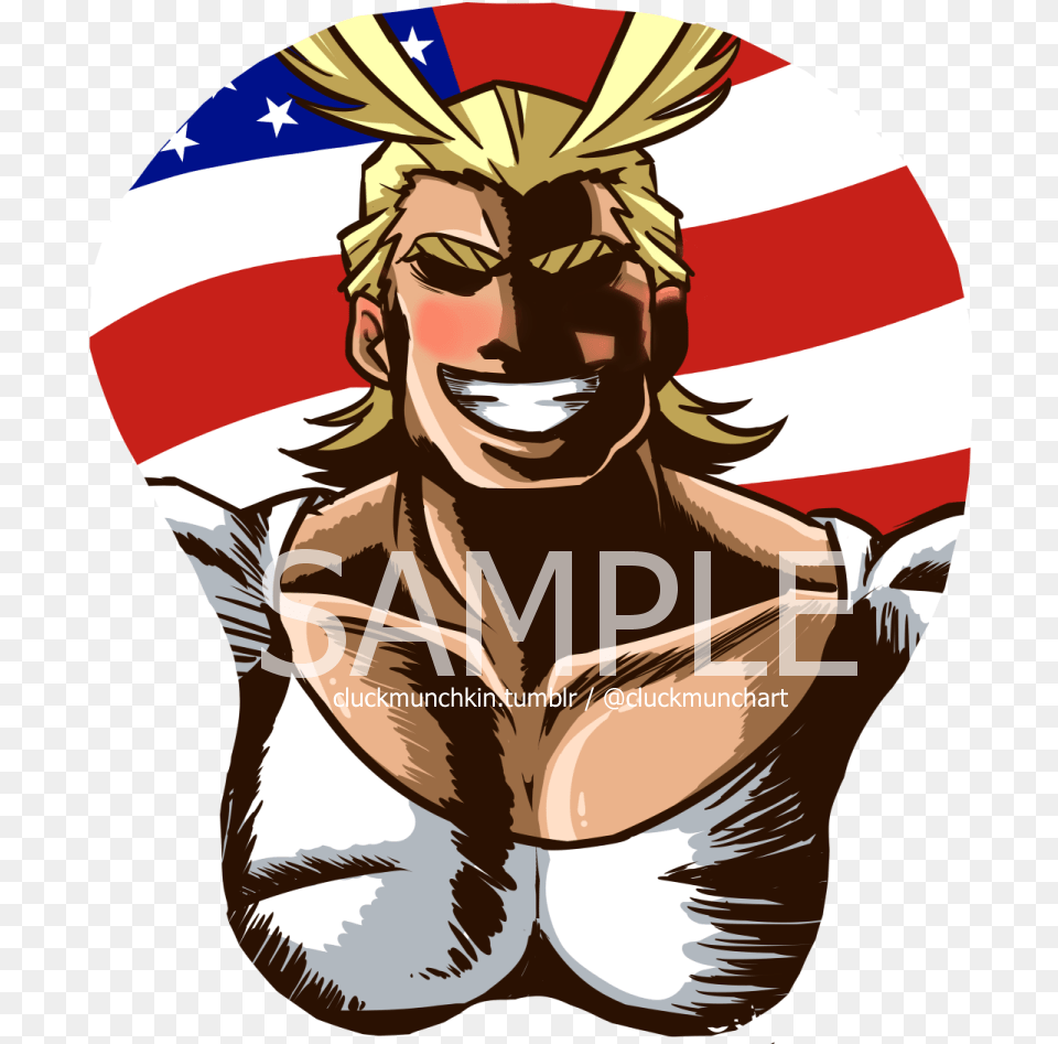 All Might Mouse Pad, Adult, Person, Man, Male Png Image