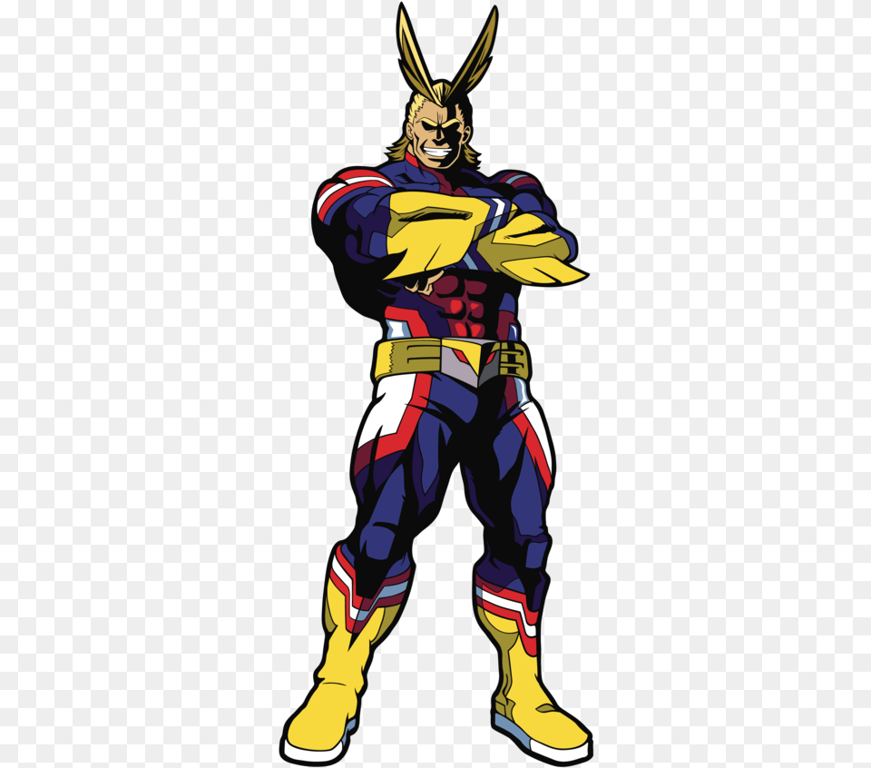 All Might My Hero Academia Figpins, Book, Comics, Person, Publication Png Image