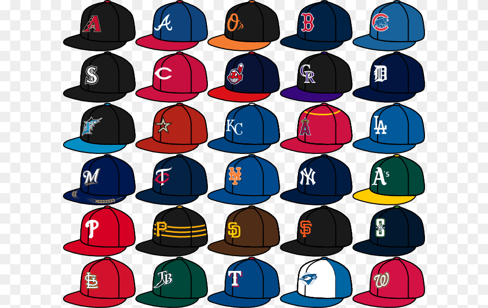 All Mlb Hat Logos, Baseball Cap, Cap, Clothing, Person Free Transparent Png