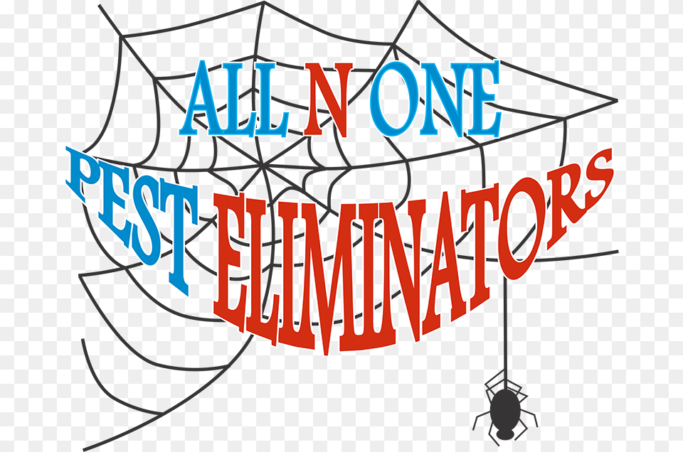 All N One Pest Eliminators Logo Graphic Design, Banner, Text, Sticker Free Transparent Png