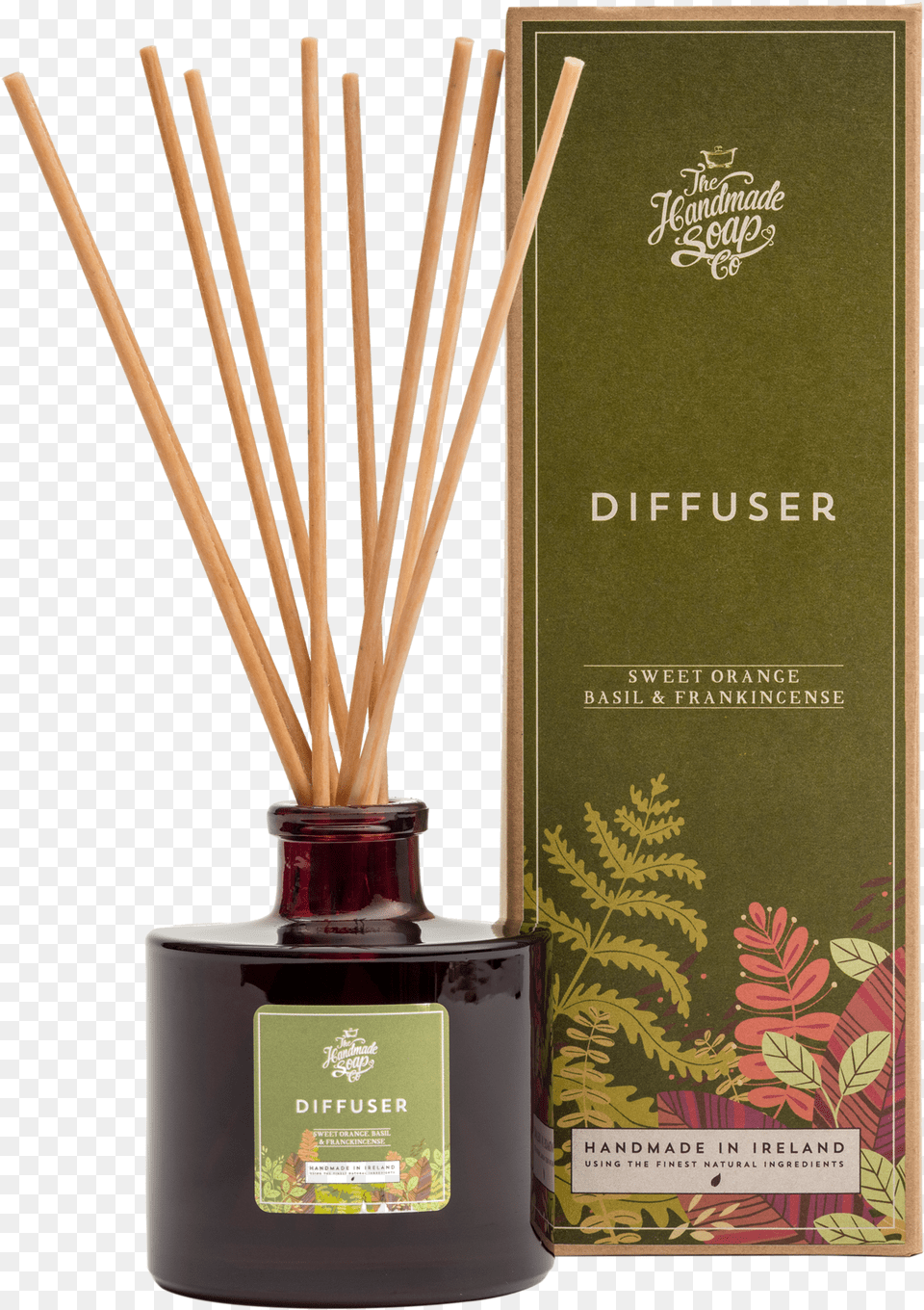 All Natural Environmentally Friendly Handmade Chemical Diffuseur Orange Douce Basilic Et Encens 200 Ml, Bottle, Incense, Smoke Pipe, Arrow Free Png Download