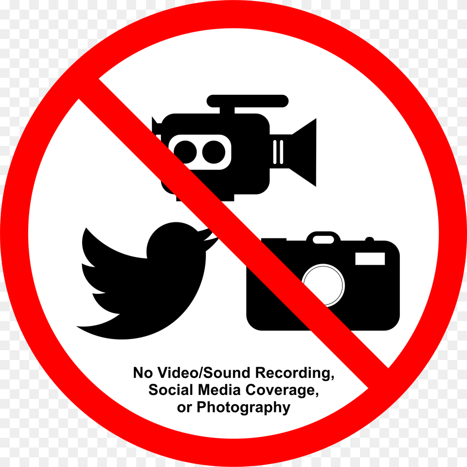 All Not Allowed No Photography On Social Media, Sign, Symbol, Electronics, Camera Free Png Download