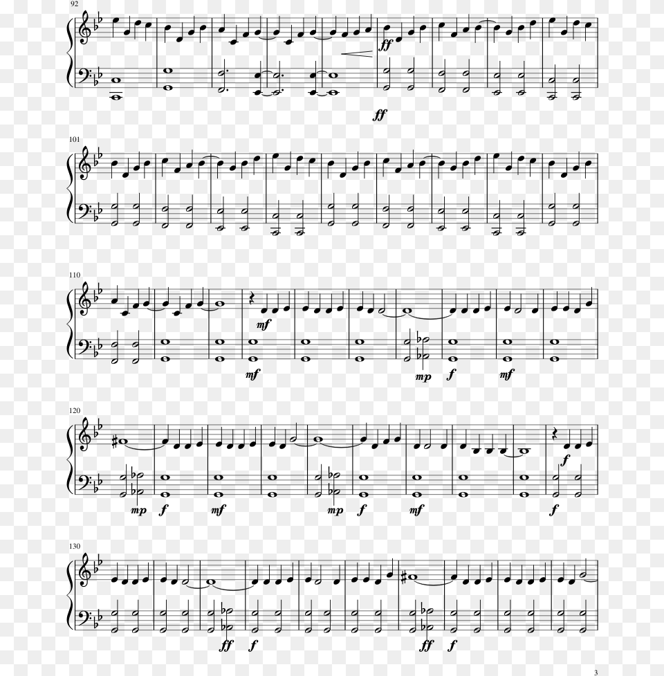 All Of Me Piano Noten, Gray Free Png