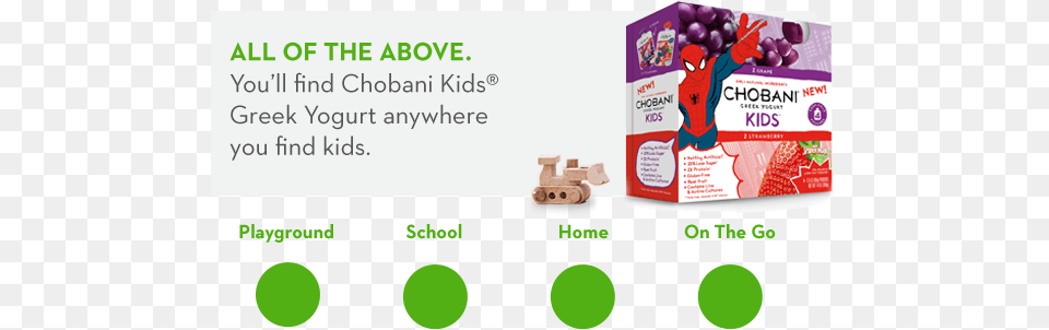 All Of The Above Chobani Kids Greek Yogurt Grape Amp Strawberry, Advertisement, Food, Fruit, Plant Free Png