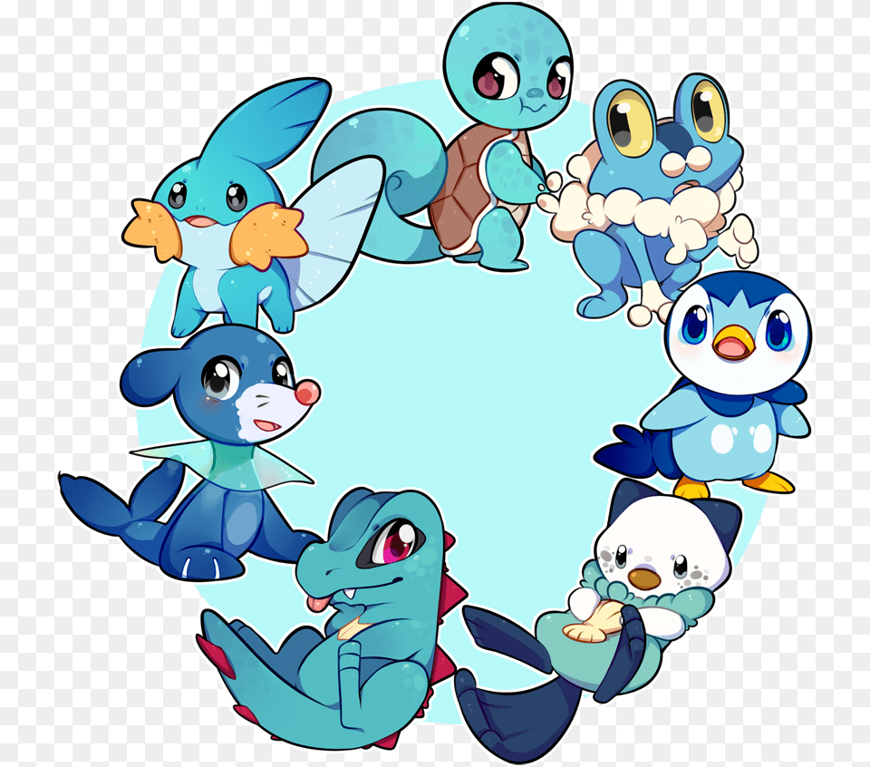 All Of Them Together Because Why Not Right All 7 Water Starters, Baby, Person, Face, Head Free Png