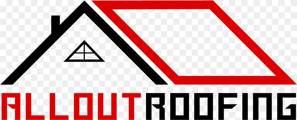 All Out Roofs Triangle, Logo, Text Free Png