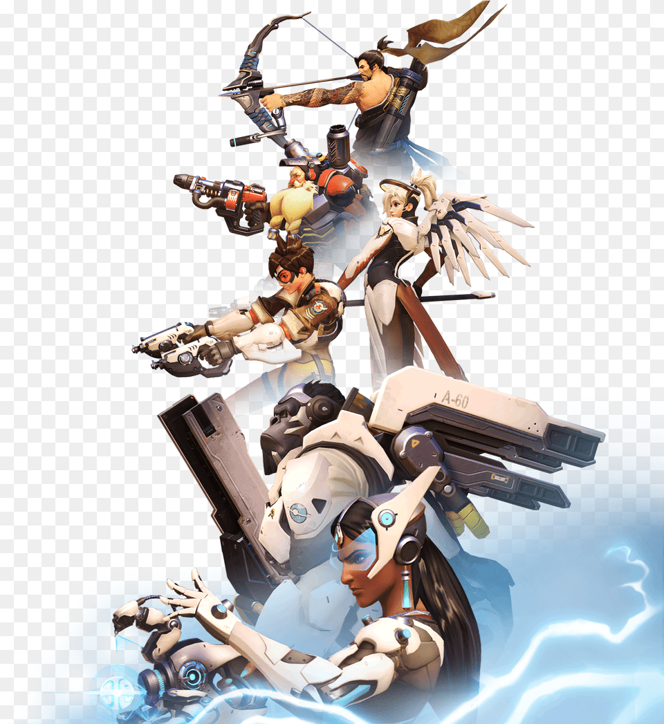 All Overwatch Characters Transparent Overwatch Characters, Adult, Person, Female, Woman Free Png Download