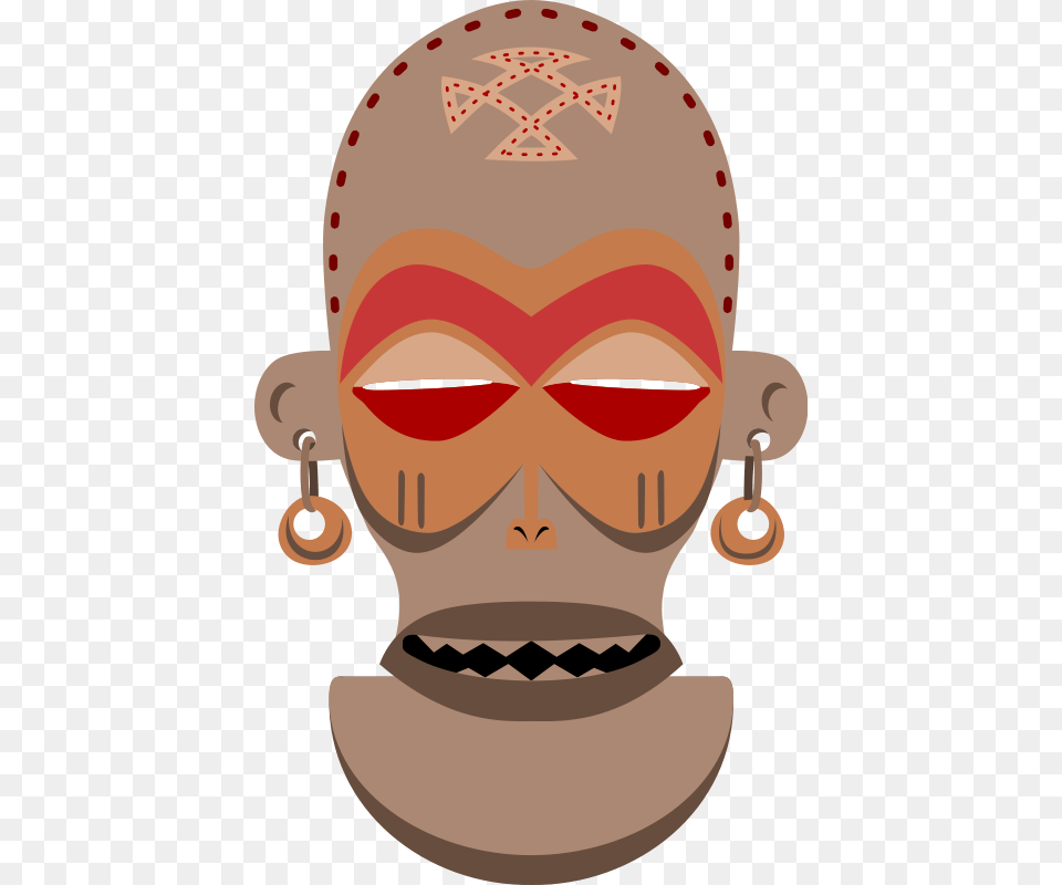 All Photo Clipart African Mask Vector, Accessories, Earring, Jewelry, Baby Png