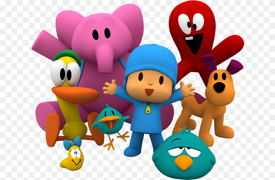 All Pocoyo Characters Images Are Pocoyo, Toy, Baby, Person, Face Png Image
