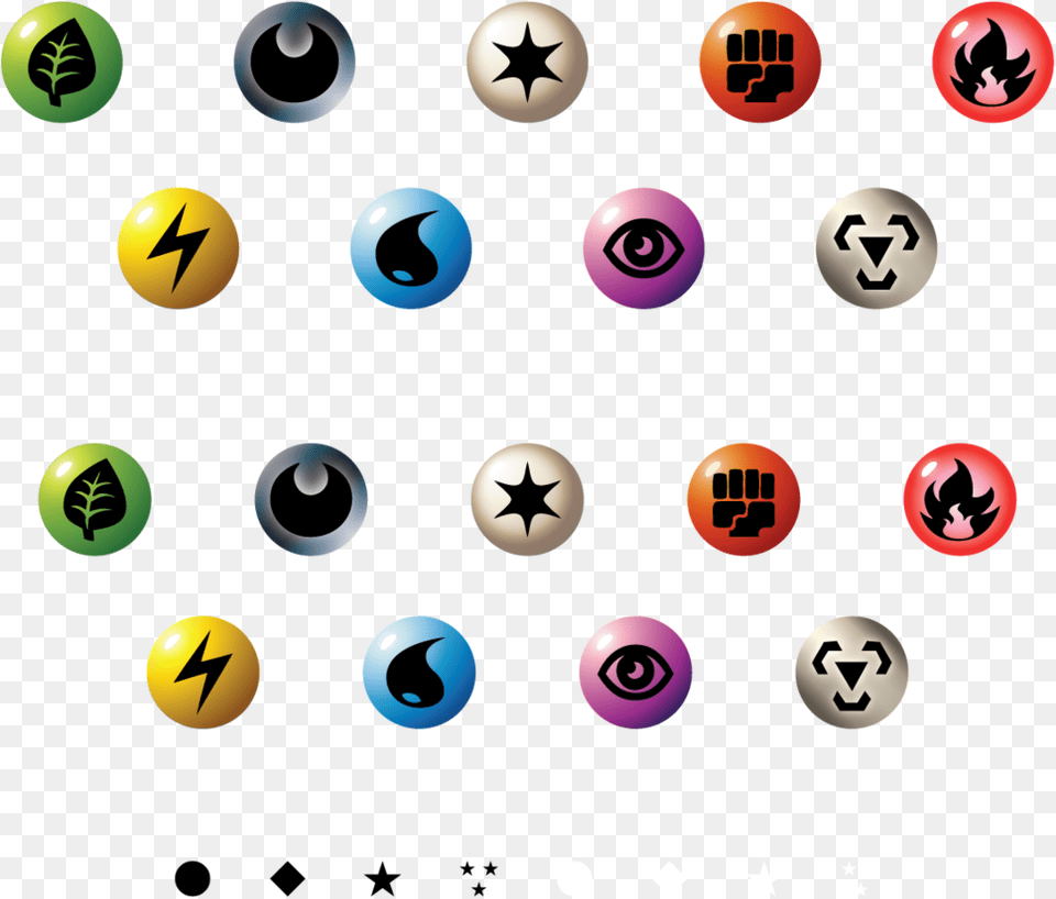 All Pokemon Type Symbols Images Circle, Symbol, Text, Number Png Image